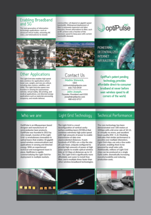 Design de Brochure par Deziners Zone pour optiPulse, Inc. | Design : #18759433