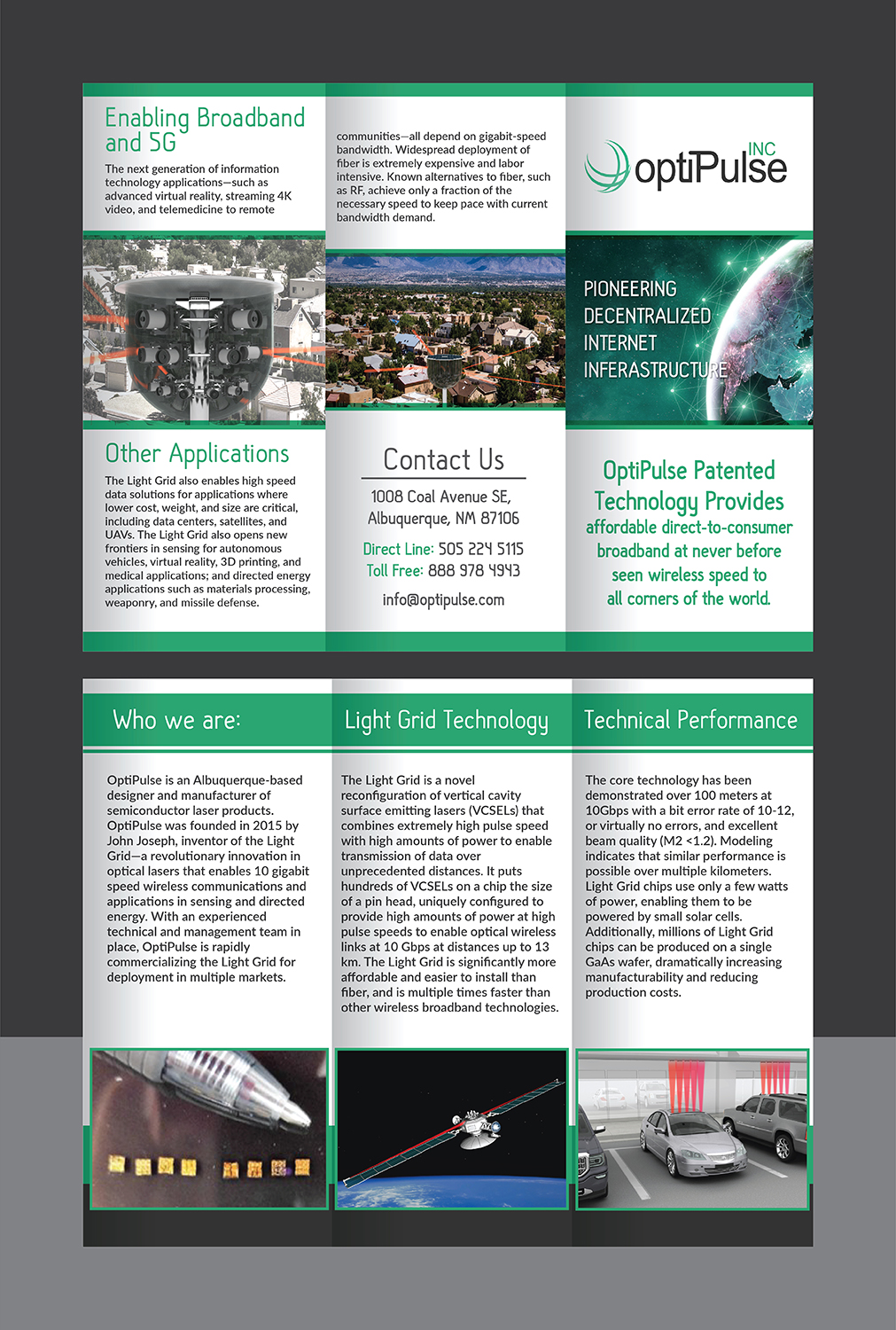 Design de Brochure par Deziners Zone pour optiPulse, Inc. | Design : #18850762