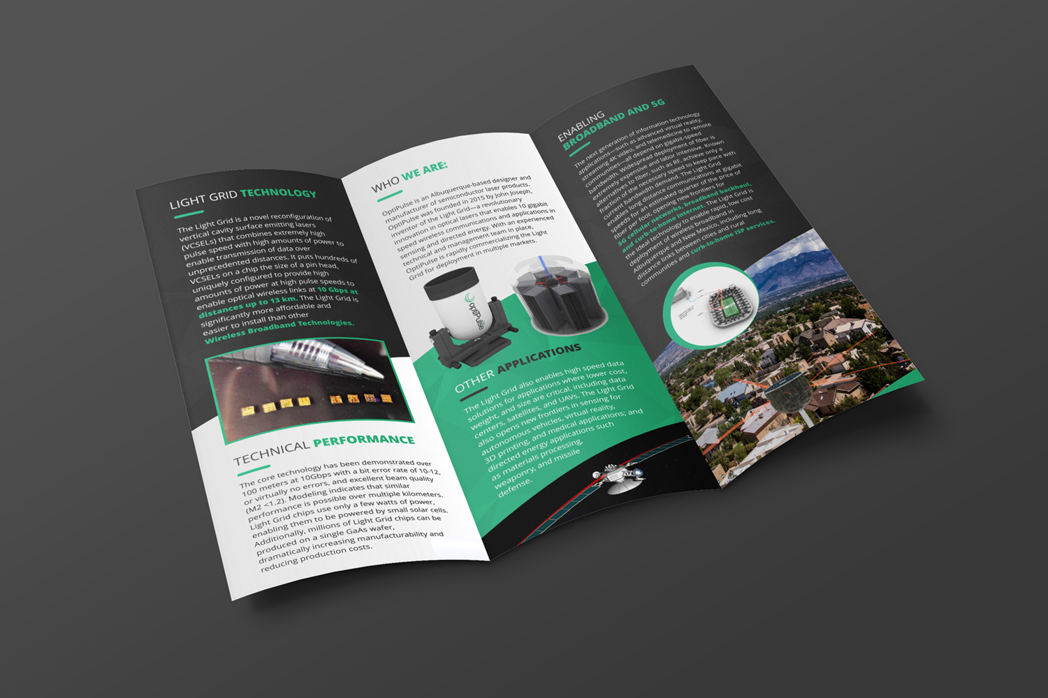 Broschüren-Design von ecorokerz für optiPulse, Inc. | Design #18760204