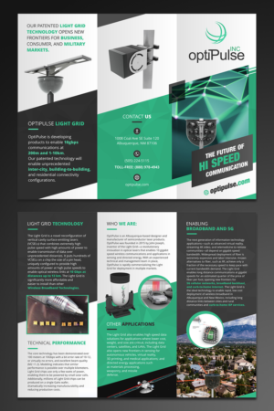 Design de Brochure par ecorokerz pour optiPulse, Inc. | Design : #18849683