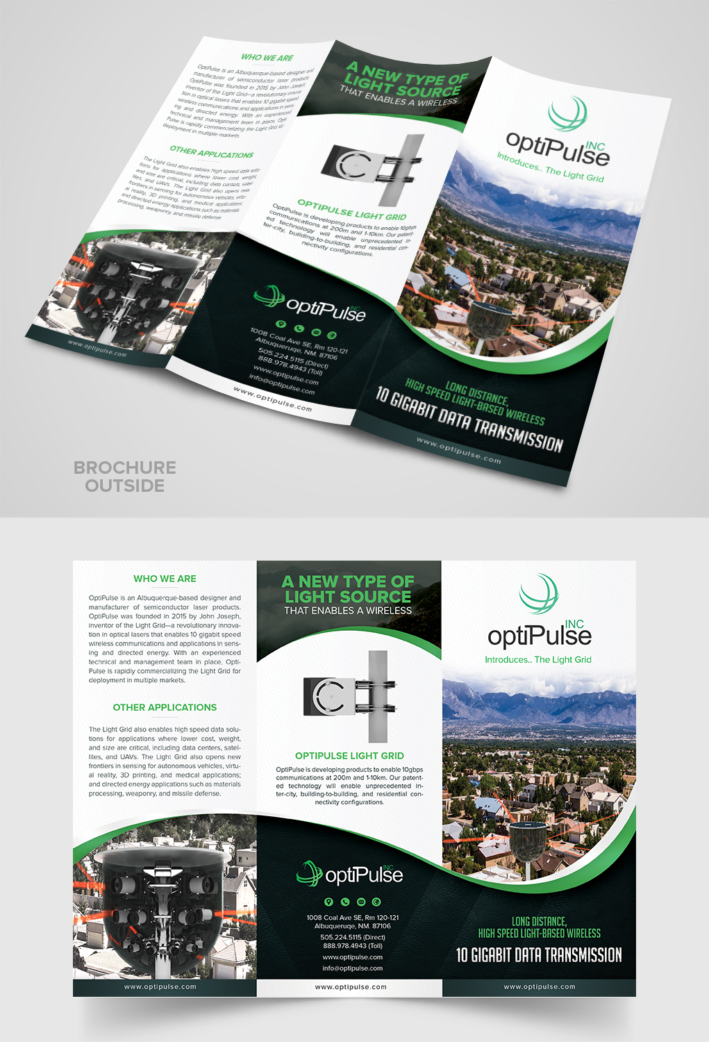 Broschüren-Design von SAI DESIGNS für optiPulse, Inc. | Design #18760700