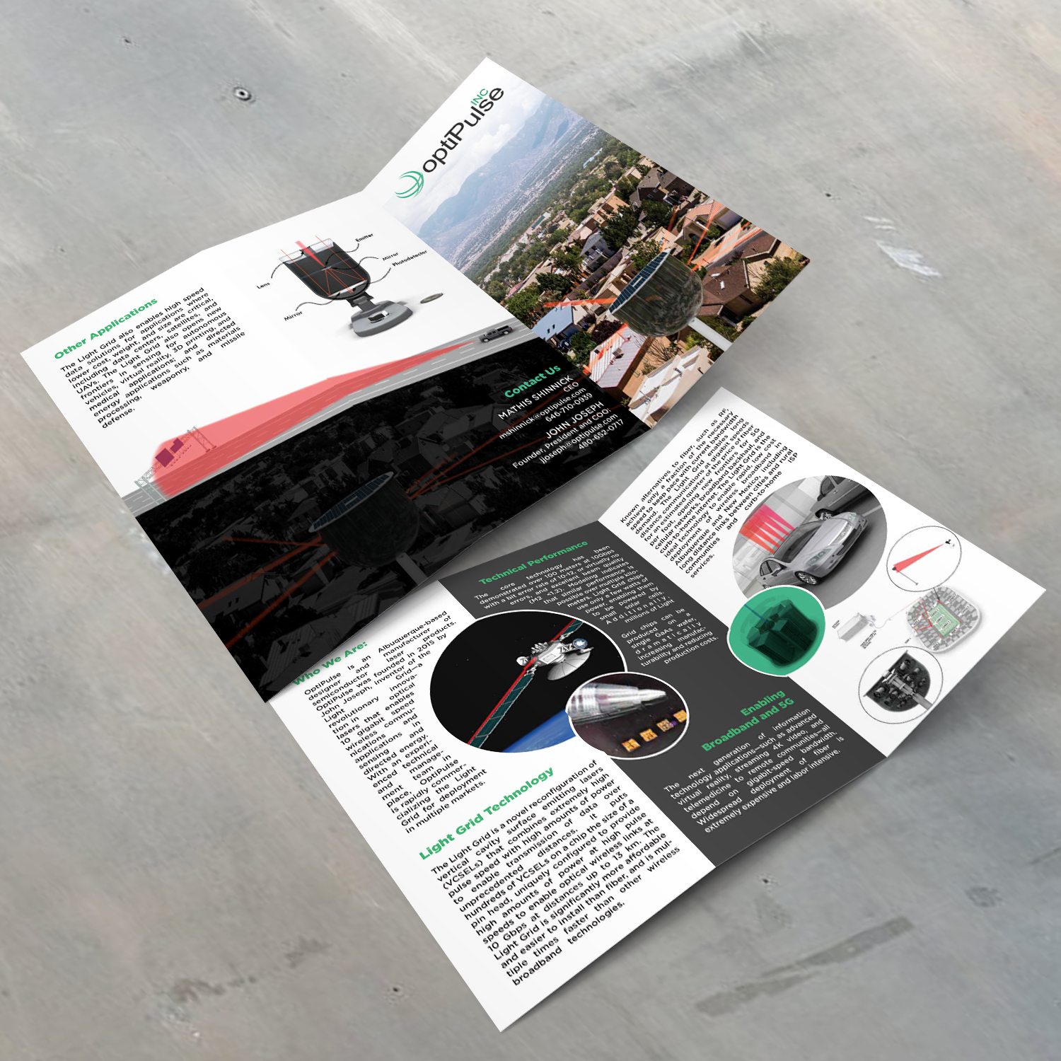 Brochure Design by Payel Paul for optiPulse, Inc. | Design #18781870
