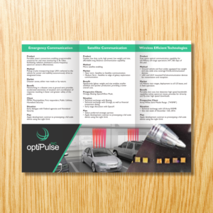Design de Brochure par barinix pour optiPulse, Inc. | Design : #18773076