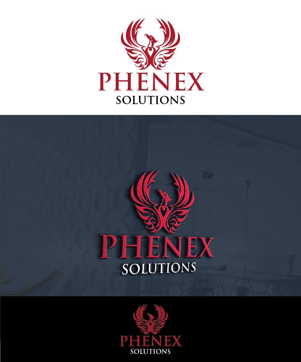 Logo Design by Isnah Logo for PHENEX Solutions | Design #18747603