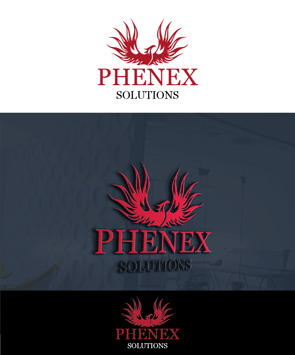 Logo Design by Isnah Logo for PHENEX Solutions | Design #18747604