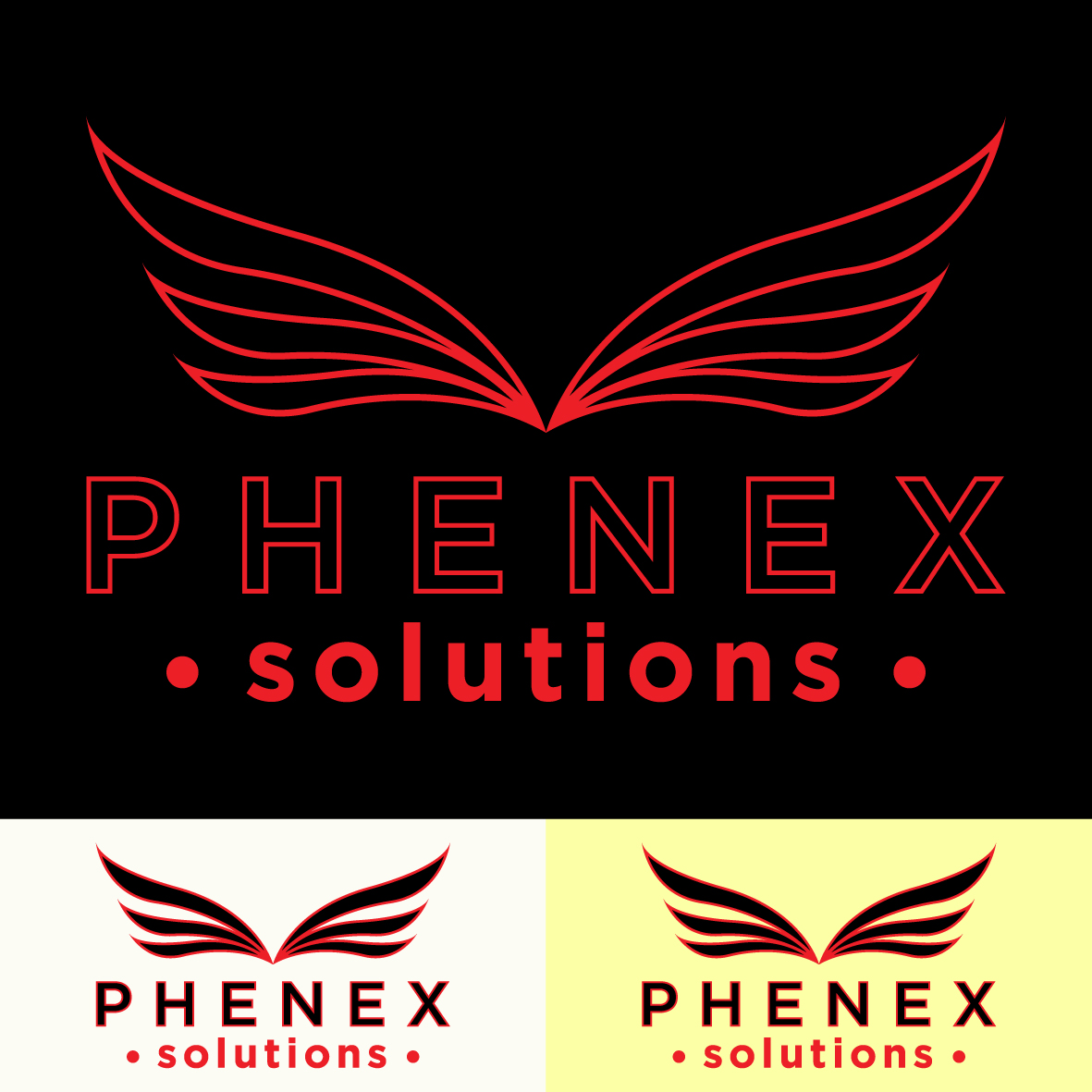 Logo Design by gusfay for PHENEX Solutions | Design #18748941