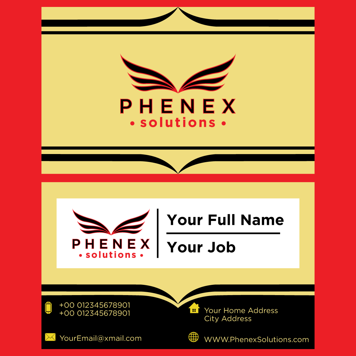 Logo Design by gusfay for PHENEX Solutions | Design #18748942