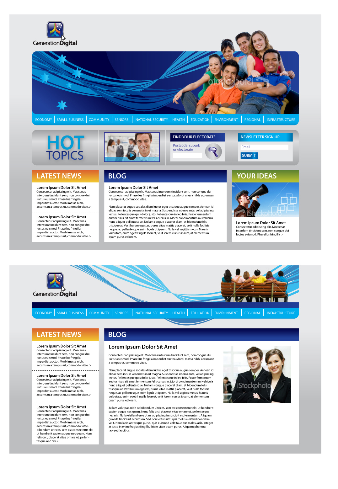 Web Design by logoclinic for Intermine.com.au Pty Ltd | Design: #50284