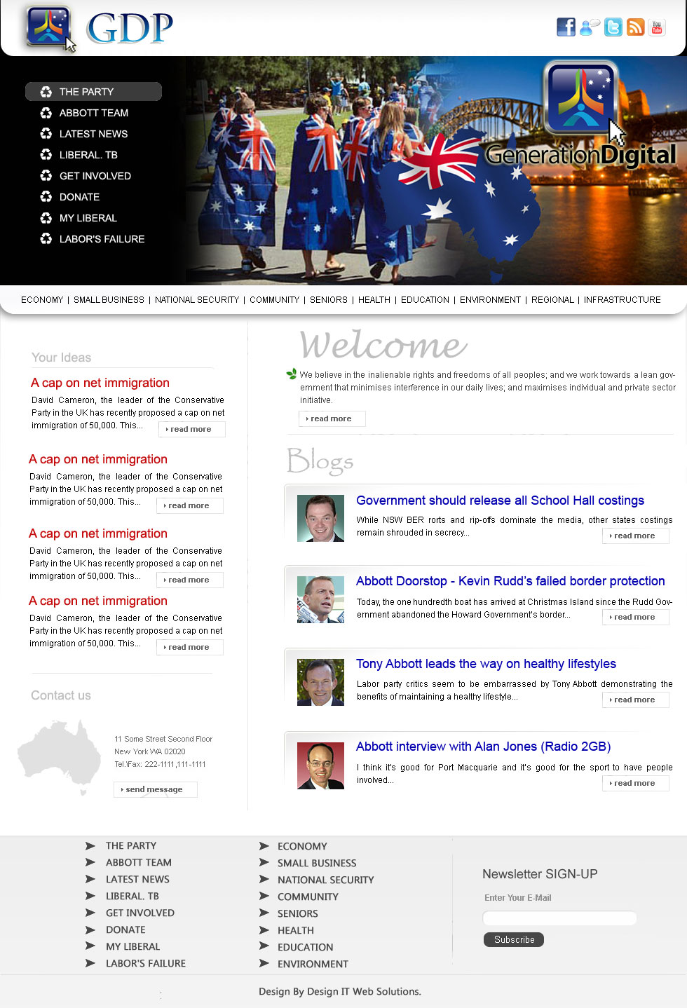 Web Design by Sidharth Singh for Intermine.com.au Pty Ltd | Design #50465