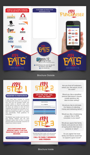 The MyEats Fundraiser Brochure | Flyer Design by ARTOGRAPHY