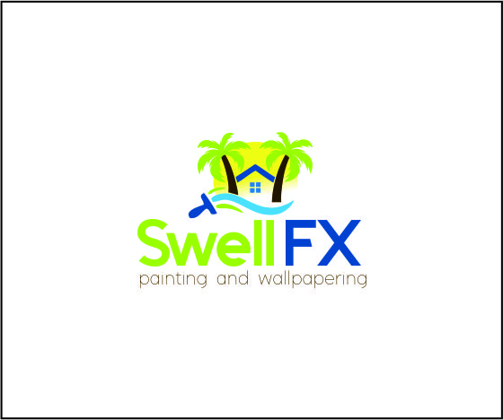 Logo Design by Mihaela for Swell FX painting and wallpapering | Design #18787539
