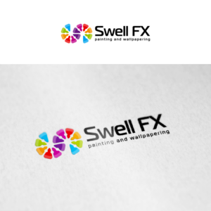 Swell FX painting and wallpapering  | Logo Design by sushsharma99