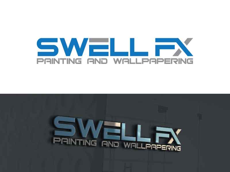 Logo-Design von :::Motion Picture ::: für Swell FX painting and wallpapering | Design: #18772572