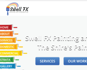 Logo Design by Rubia@ for Swell FX painting and wallpapering | Design #18785233