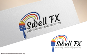 Logo-Design von Rubia@ für Swell FX painting and wallpapering | Design: #18785234