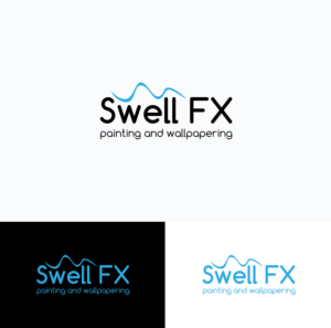 Logo-Design von swimart.design 2 für Swell FX painting and wallpapering | Design: #18846435