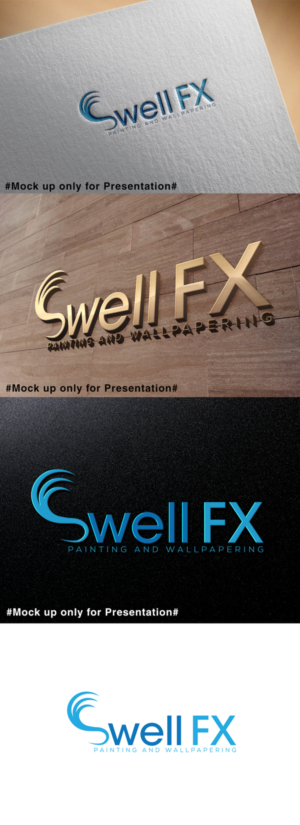 Logo-Design von designmind78 für Swell FX painting and wallpapering | Design: #18787224