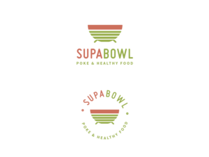 SUPA BOWL Poke and Healthy Food | Diseño de Logo por wonderland