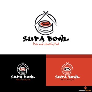 SUPA BOWL Poke and Healthy Food | Diseño de Logo por Graphic Bricks