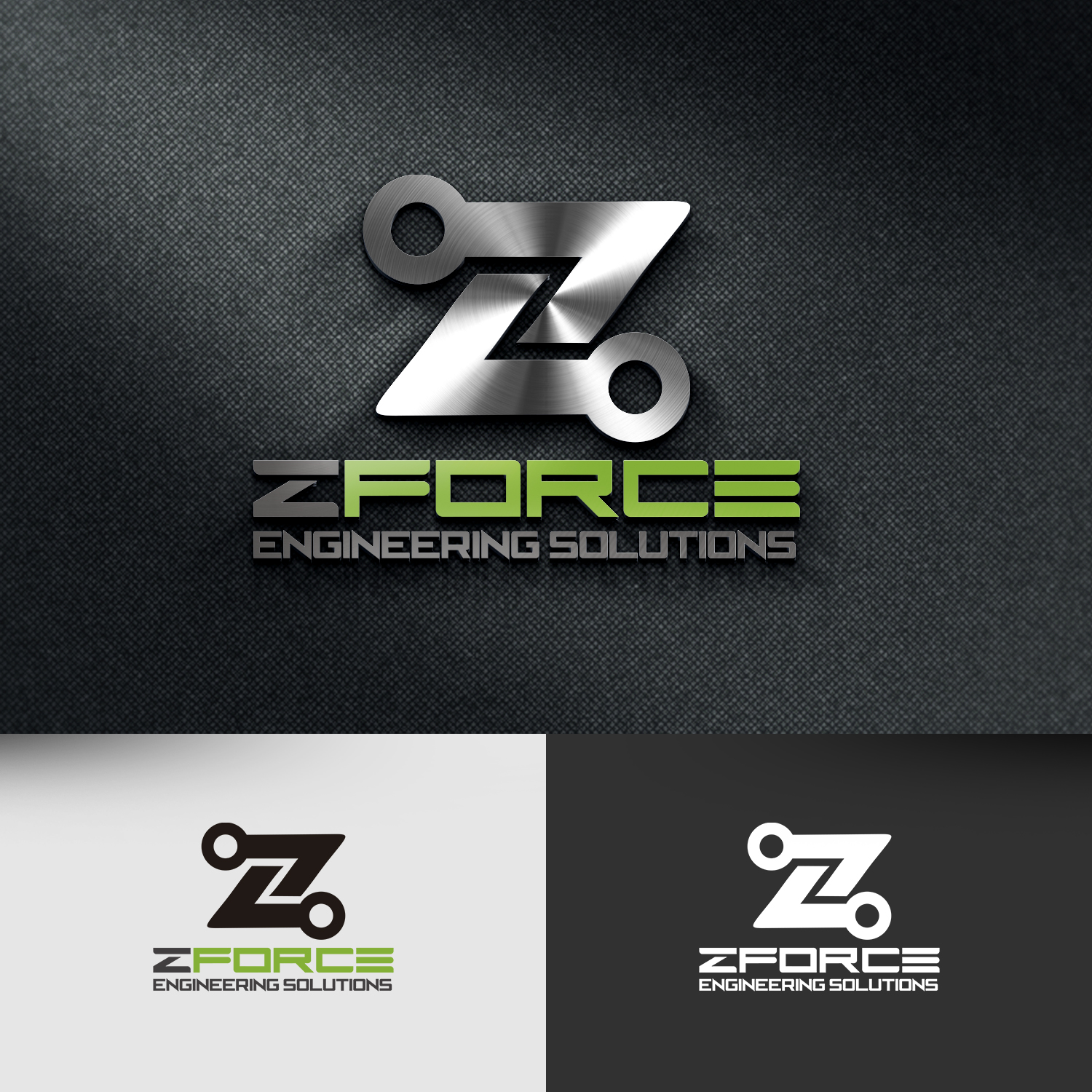 Logo Design by rafaeldsgn for ZFORCE ENGINEERING SOLUTIONS | Design #18936370