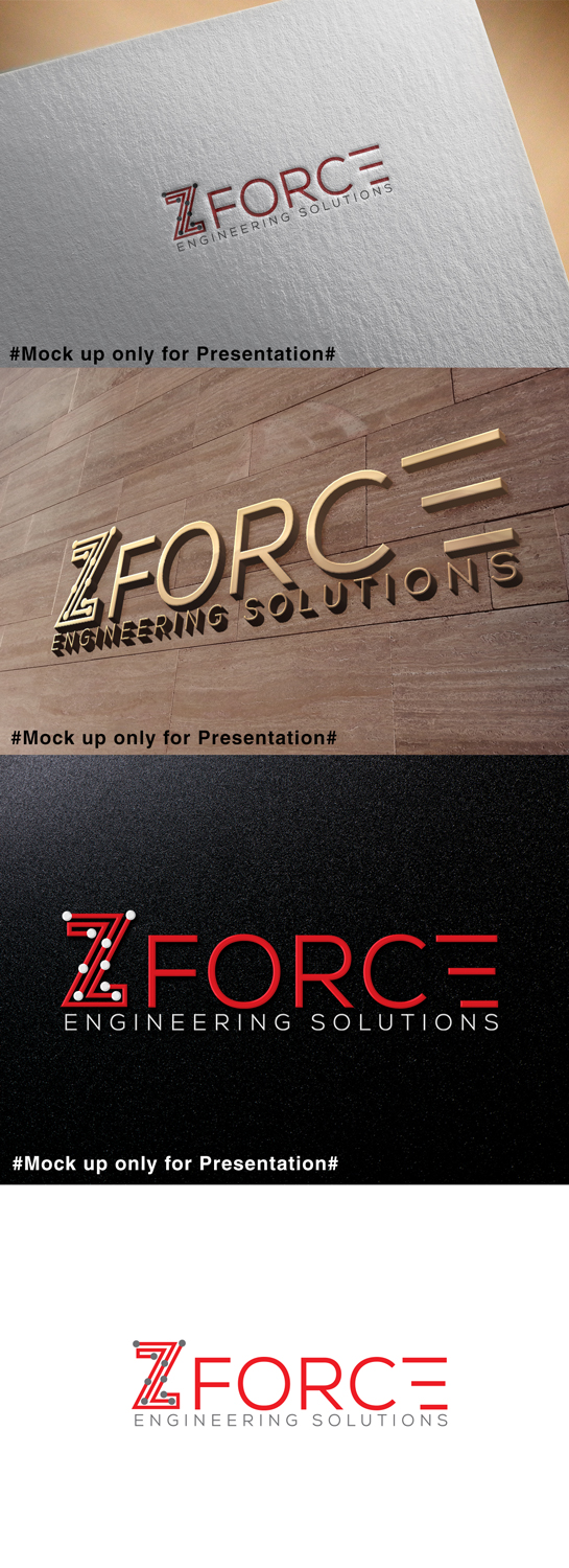 Logo Design by designmind78 for ZFORCE ENGINEERING SOLUTIONS | Design #18916534