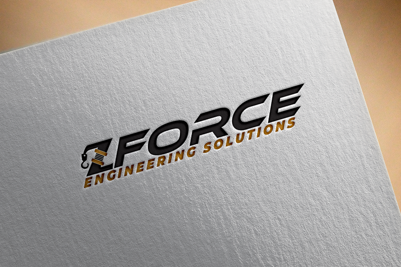Elegant, Playful, Hydraulic Logo Design for ZFORCE ENGINEERING