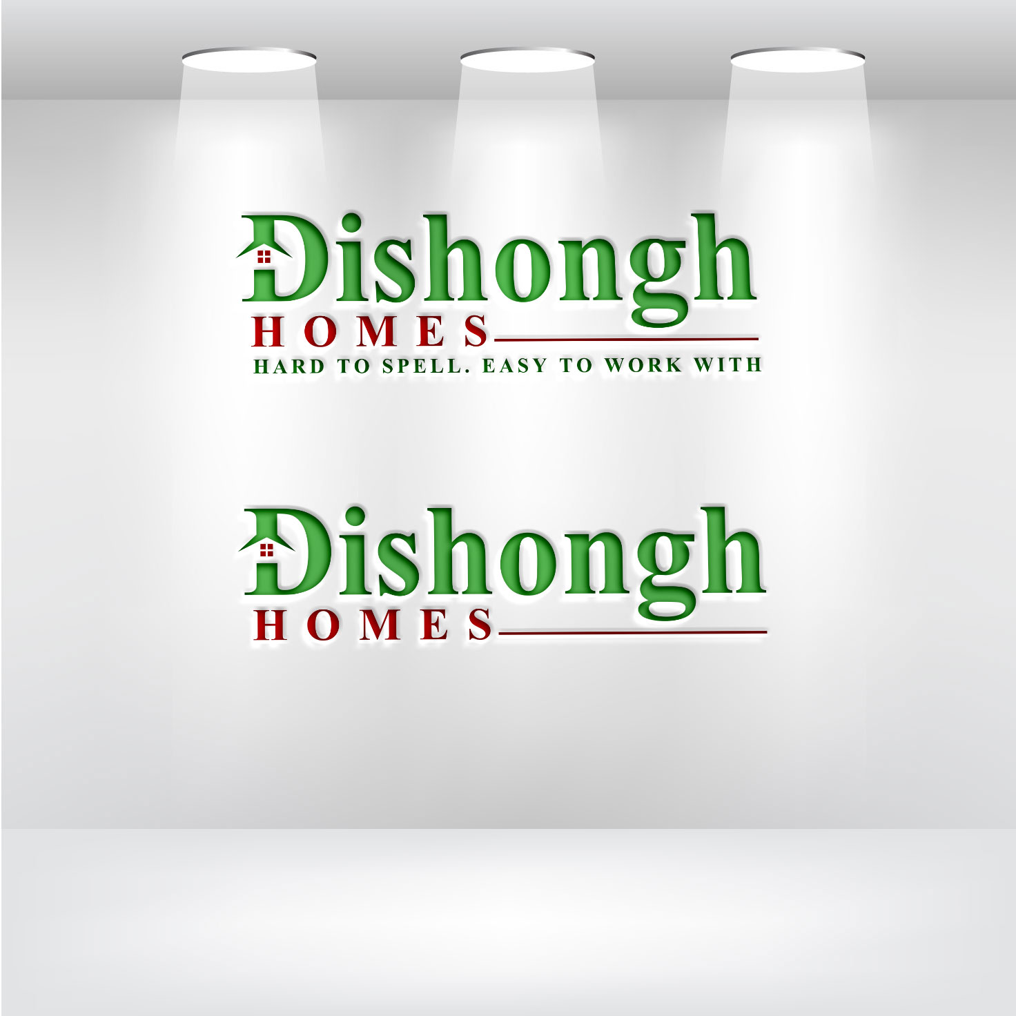 Logo Design by JulienneBalma for Dishongh Homes | Design #18857546