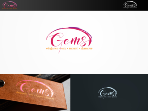 Gems....glamour , elegance , money and sex-not necessisarily in that order. | Logo Design by ArtSamurai