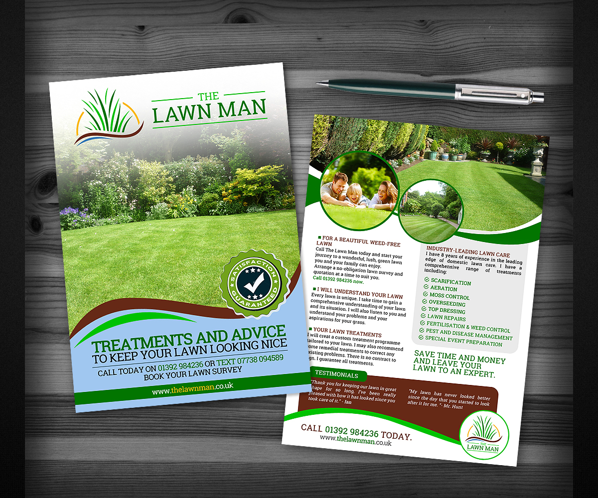 Flyer Design by Designers Hub for The Lawn Man | Design #18763991