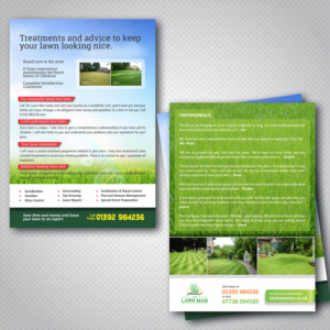 Diseño de Flyer por uk para The Lawn Man | Diseño: #18762645