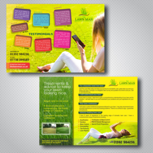 Flyer Design by uk for The Lawn Man | Design: #18778403