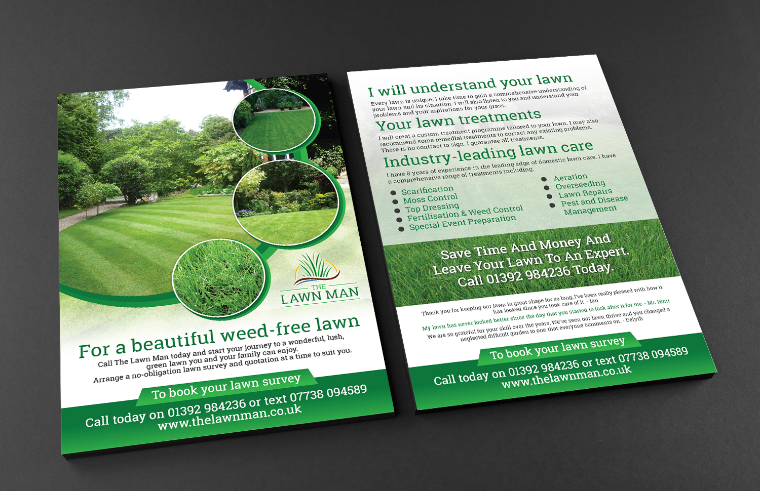 Flyer Design by Deziners Zone for The Lawn Man | Design #18761176