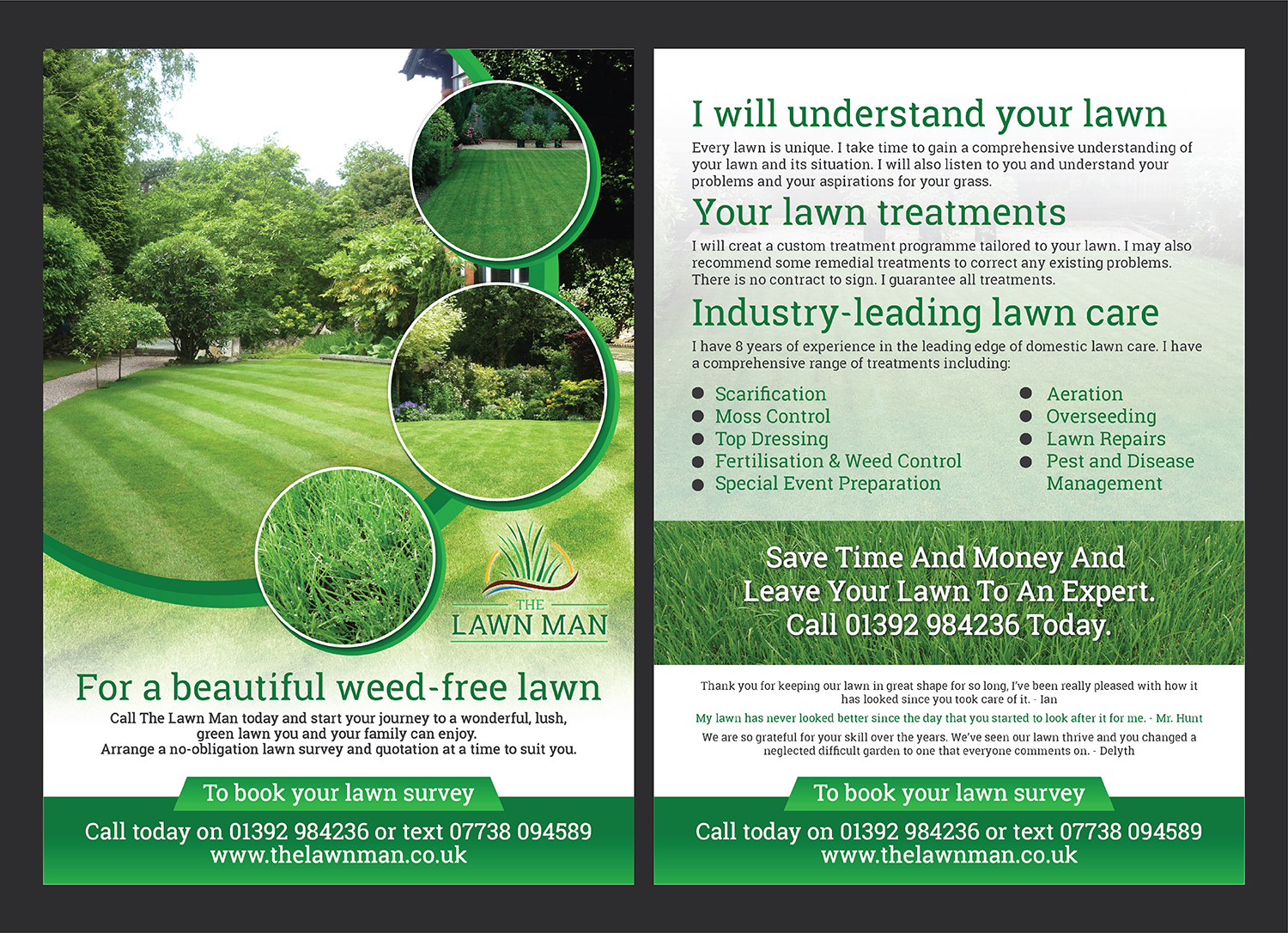 Flyer Design by Deziners Zone for The Lawn Man | Design #18761177
