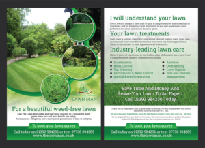 Flyer Design by Deziners Zone for The Lawn Man | Design: #18761177