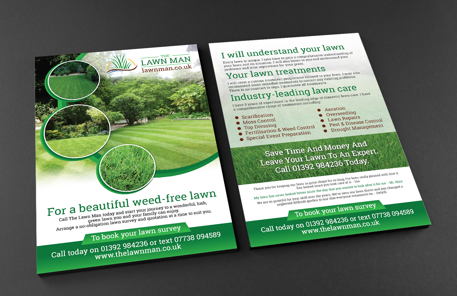 Flyer Design by Deziners Zone for The Lawn Man | Design #18774634