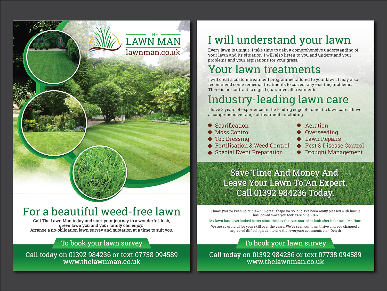 Flyer Design by Deziners Zone for The Lawn Man | Design #18774635