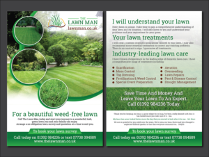 Flyer Design by Deziners Zone for The Lawn Man | Design: #18774635