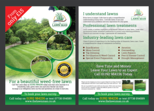 Flyer Design by Deziners Zone for The Lawn Man | Design: #18785724
