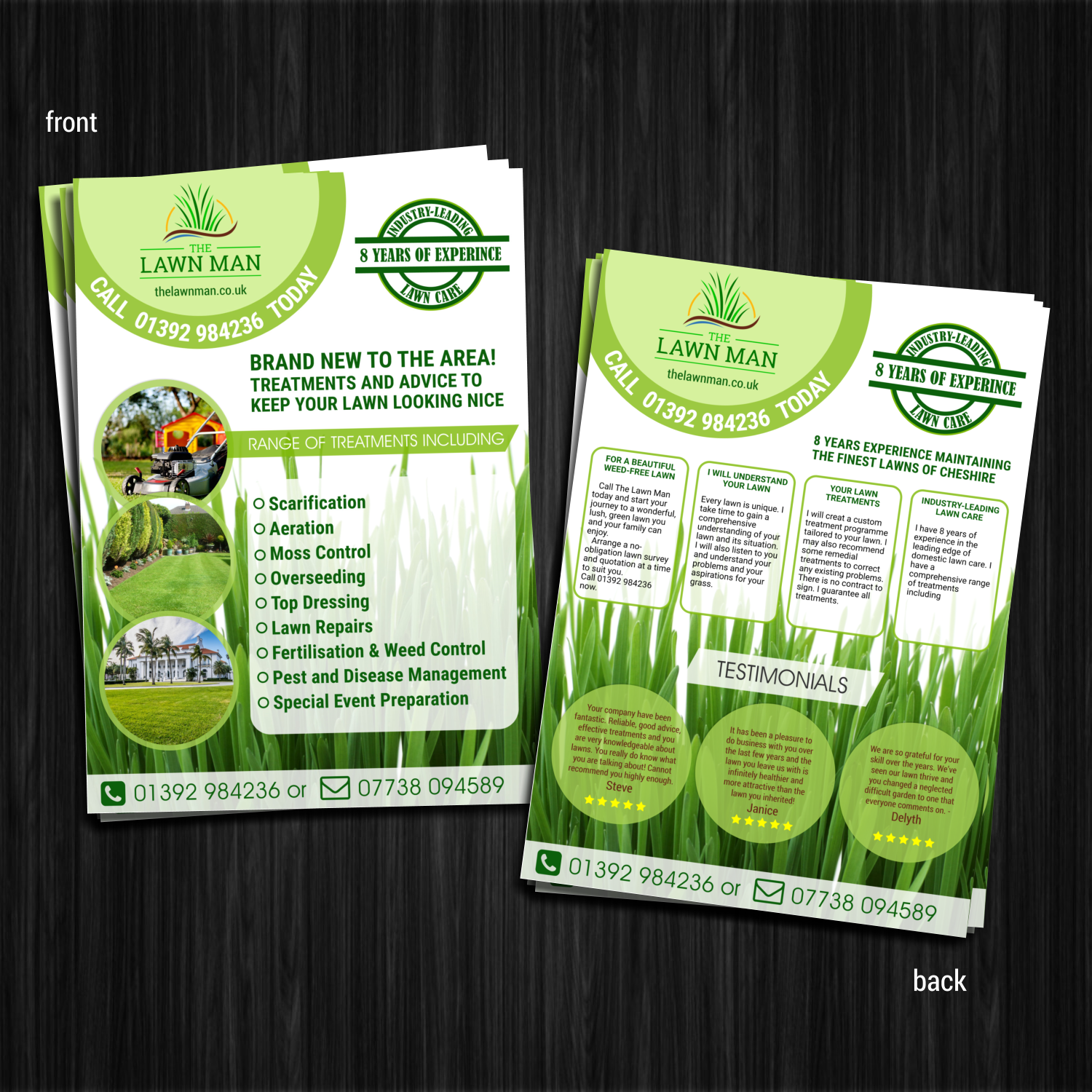 Flyer Design by elveneclipse for The Lawn Man | Design #18764048