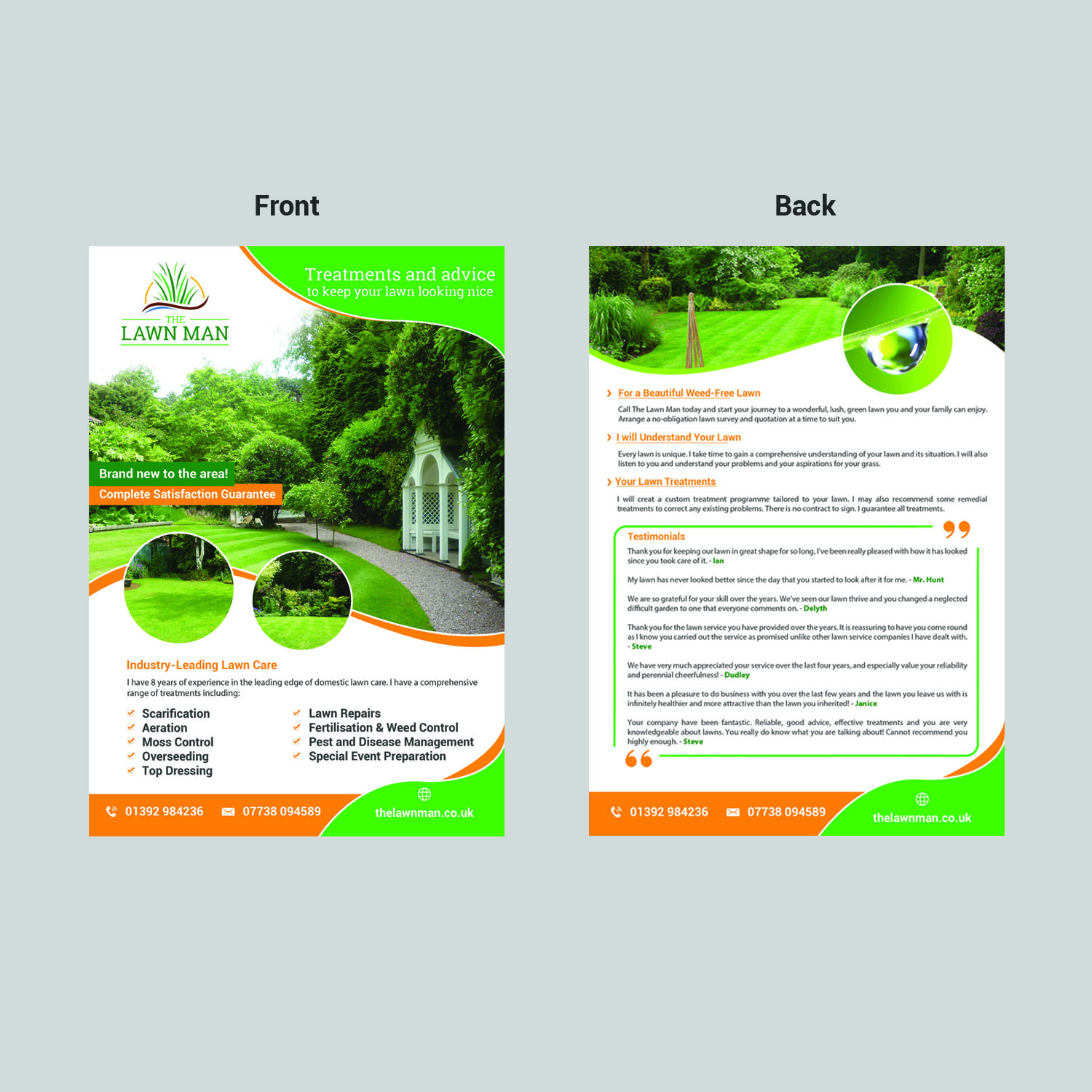 Flyer Design by creative.bugs for The Lawn Man | Design #18773504