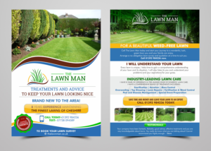 Diseño de Flyer por ecorokerz para The Lawn Man | Diseño: #18759232