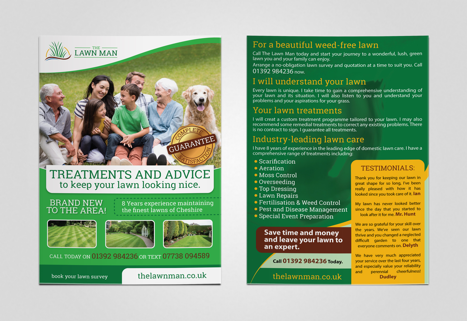 Design de Flyer par Dexter Solutions pour The Lawn Man | Design #18761209