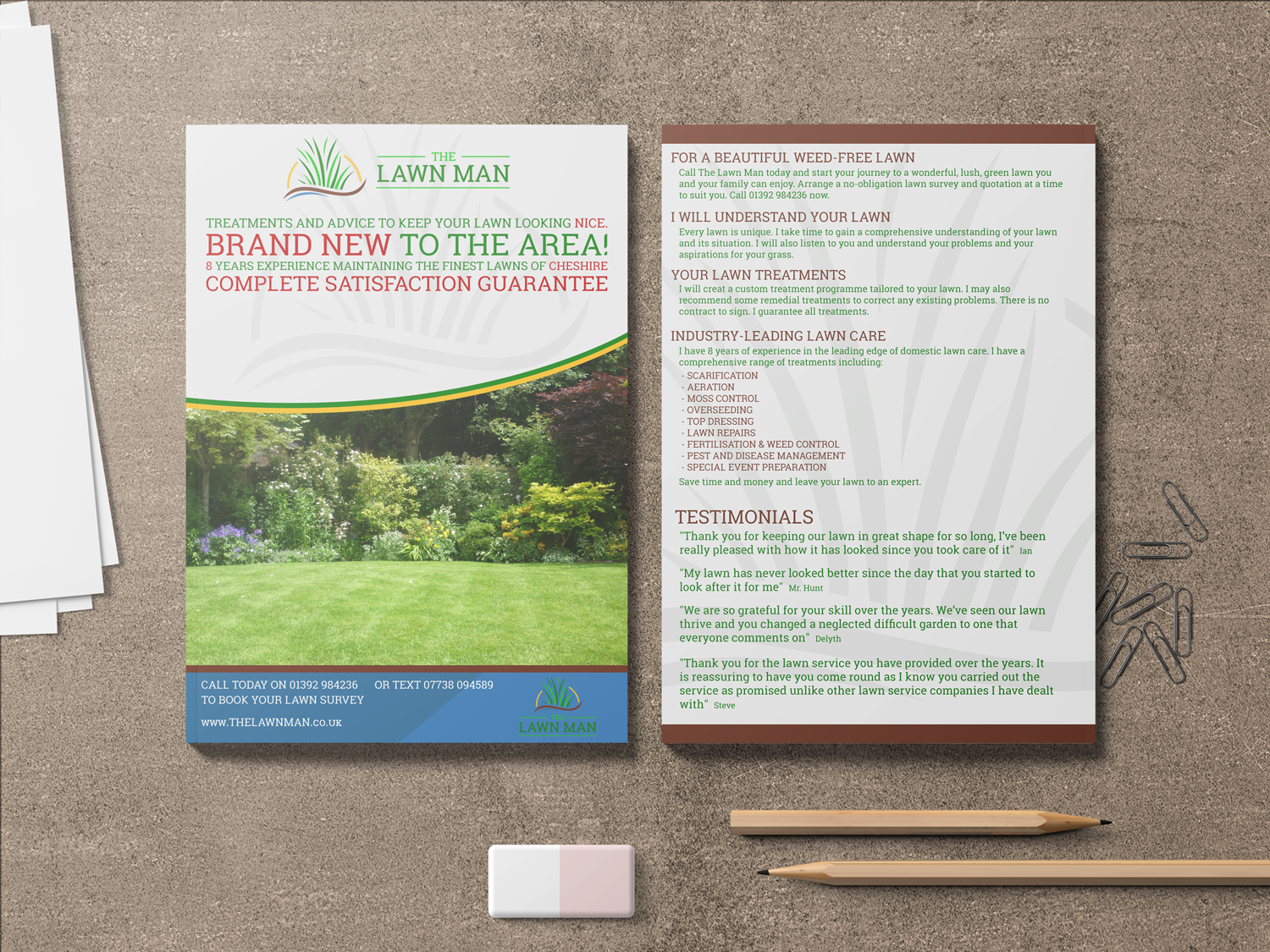 Flyer Design by Ziad .A for The Lawn Man | Design #18765278