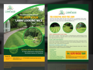 Flyer Design by Satish Chand 75 for The Lawn Man | Design #18770697
