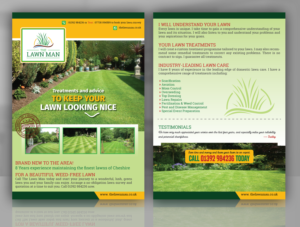 Diseño de Flyer por Satish Chand 75 para The Lawn Man | Diseño: #18773208