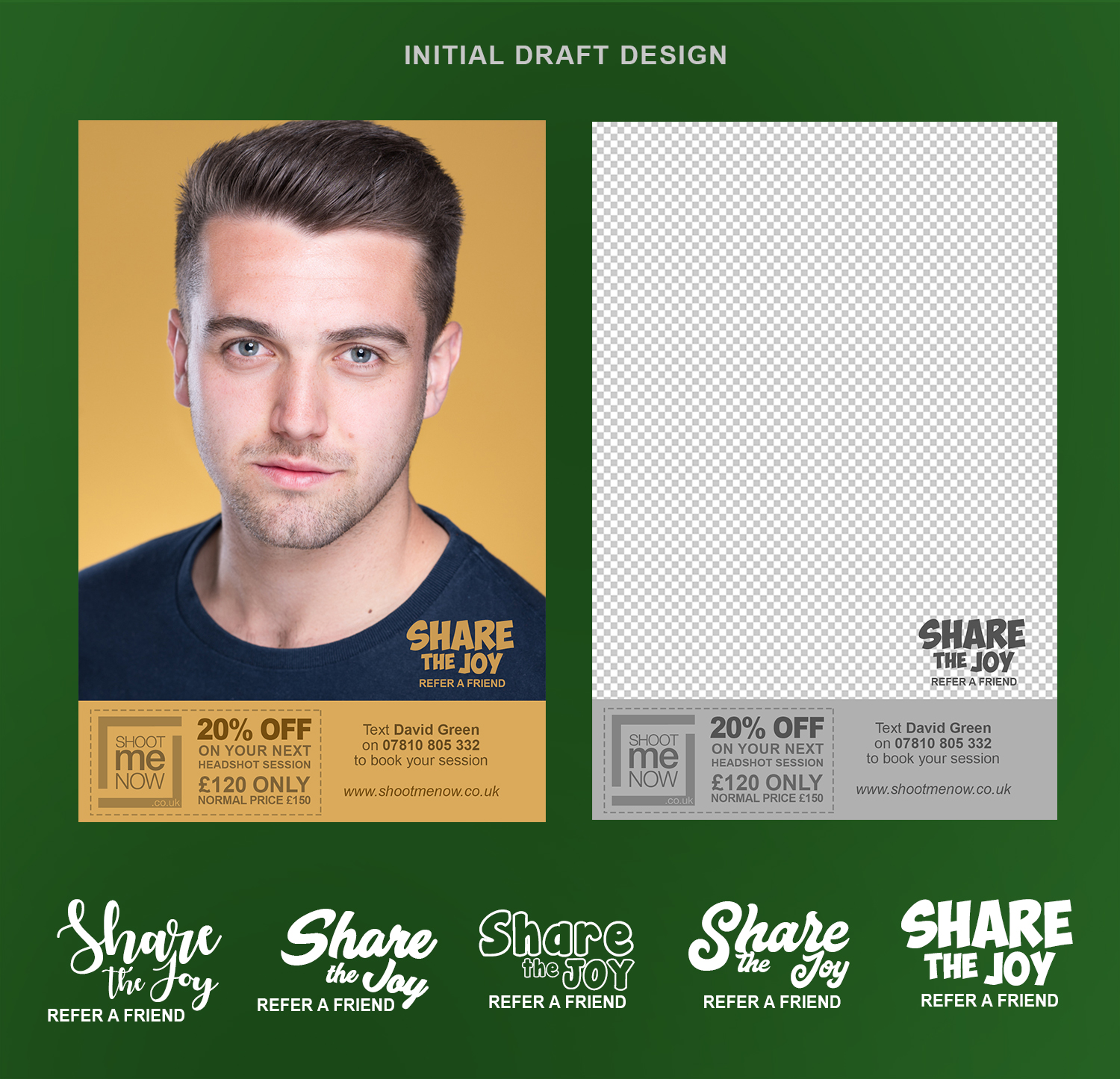 Photoshop Design by MDesigns ™ for Shoot Me Now Ltd | Design #18814996