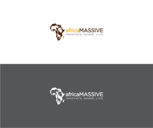 africaMASSIVE | INNOVATE. SHARE. LIVE. | Logo Design by .Ashu.