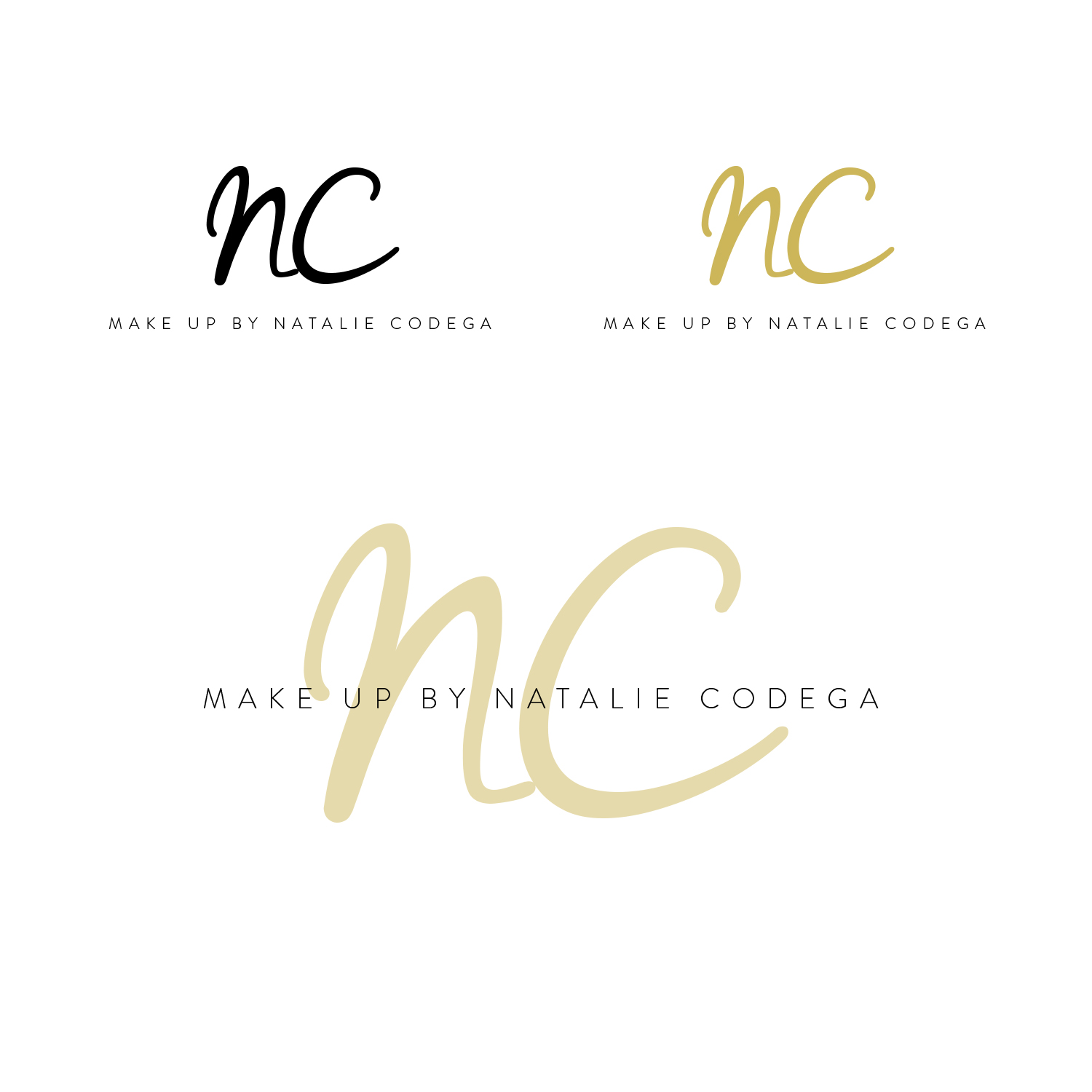 Logo Design by Yassine Voinchet for Makeup By Natalie Codega | Design #18757166