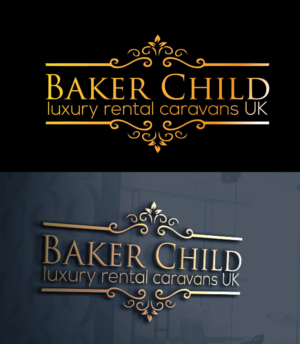 Baker Child luxury rental caravans UK | Logo Design by nexalite