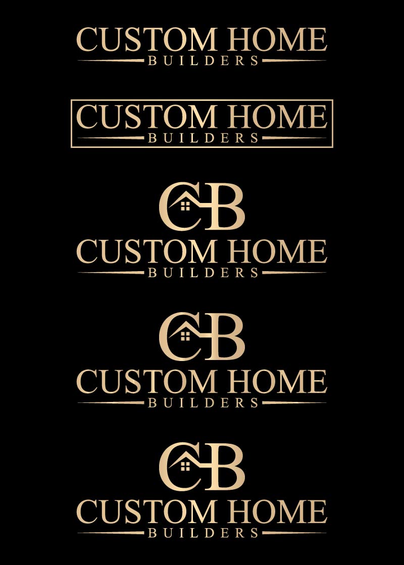 Logo Design by Z...Design for Custom Home Builders Pty Ltd | Design: #18845101